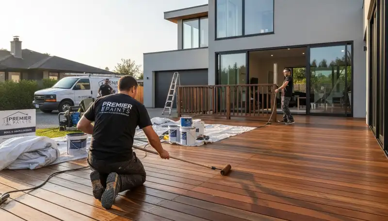 Professional deck staining and wood protection by expert painters in Lynchburg, VA