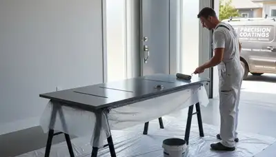 Professional door painting service by expert house painters in Lynchburg, VA
