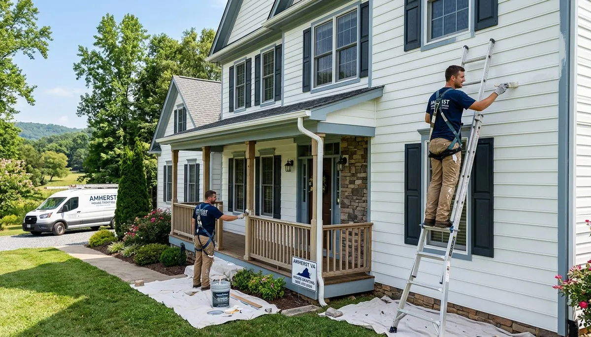 Professional house painters in Lynchburg VA providing expert exterior home painting services