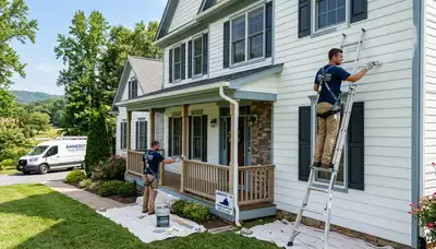 Professional house painters in Lynchburg VA providing expert exterior home painting services