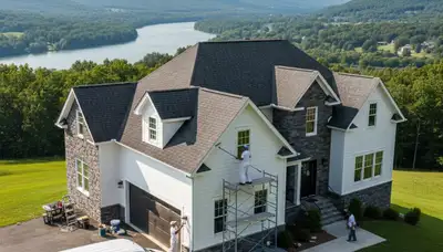 House painting crew in Lynchburg, VA providing professional interior and exterior painting services