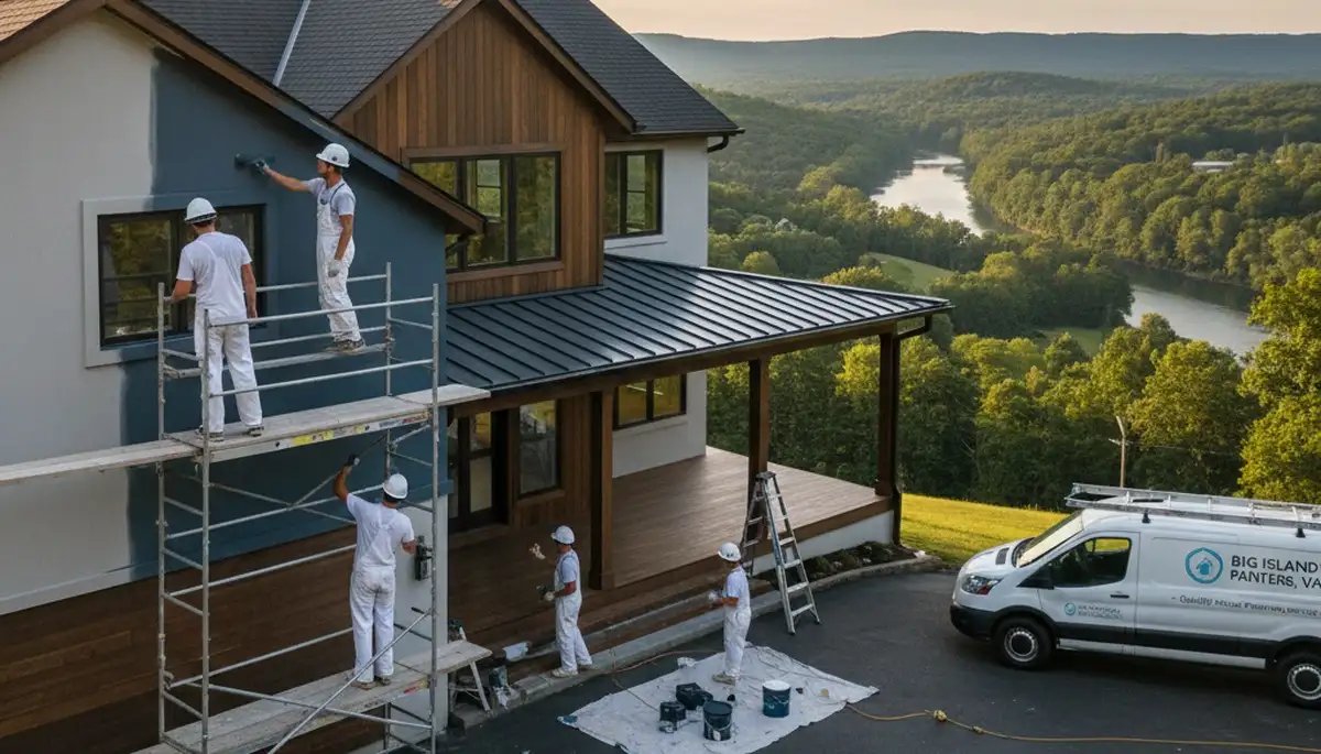 Professional house painting service in Lynchburg, VA for interior and exterior homes