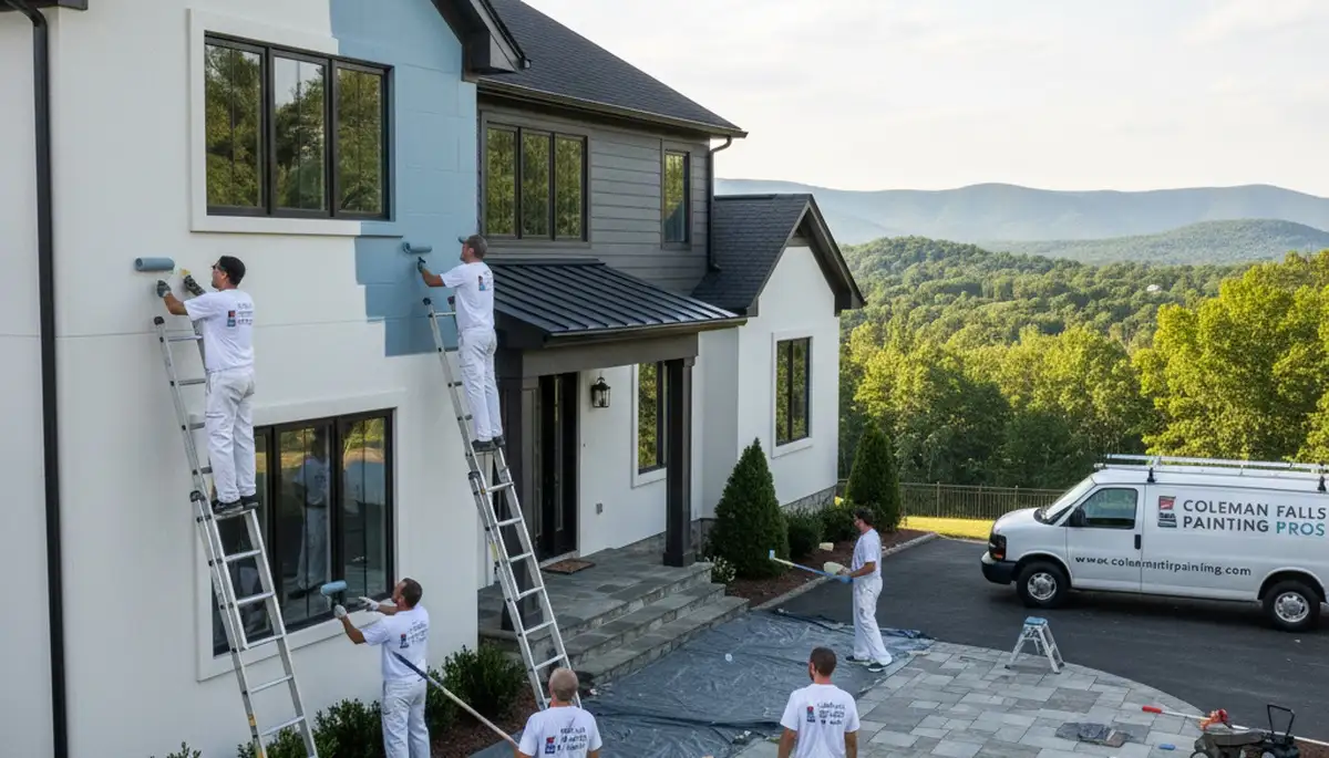 Lynchburg, VA house painting service by Paintinglynchburgva.com for interior and exterior painting needs