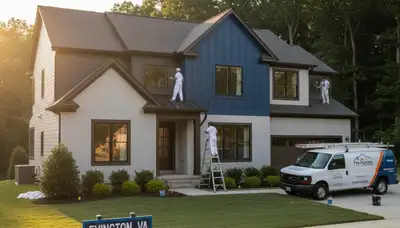 House painting team serving Lynchburg, VA with professional interior and exterior painting services