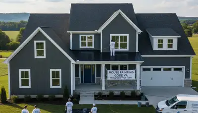 House painting service in Lynchburg, VA for residential exterior and interior painting projects