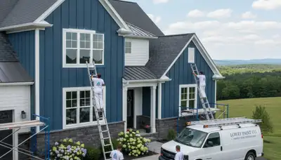 House painting team serving Lynchburg, VA with professional interior and exterior painting services