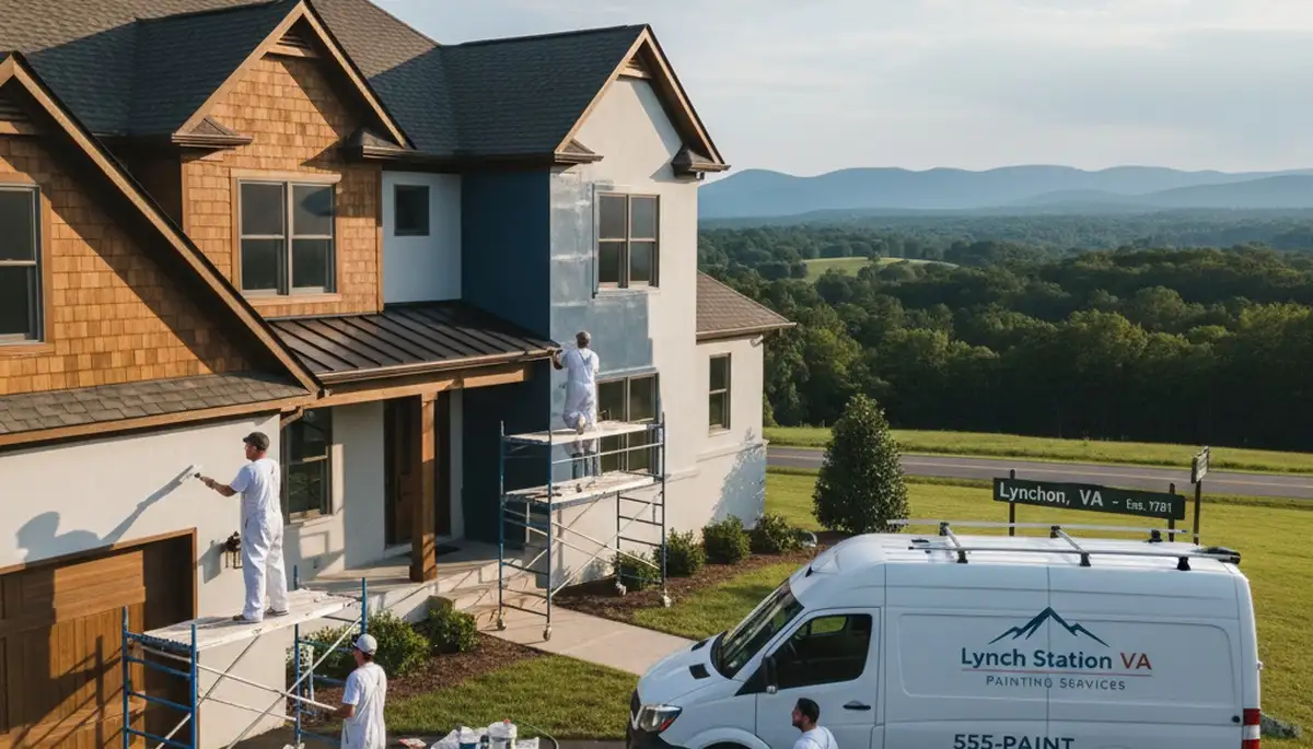 House painting service in Lynchburg, VA for residential interior and exterior home painting