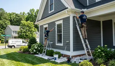 Professional house painting service in Lynchburg VA by local exterior and interior painters