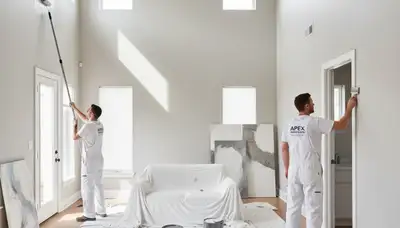 Professional interior house painting in Lynchburg, VA by expert painters transforming historic homes